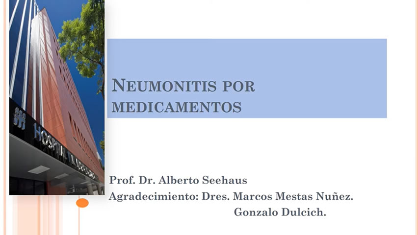 Neumonitis por medicamentos