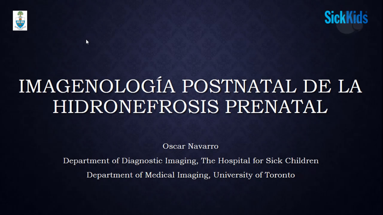 Imagenología postnatal de la hidronefrosis prenatal 